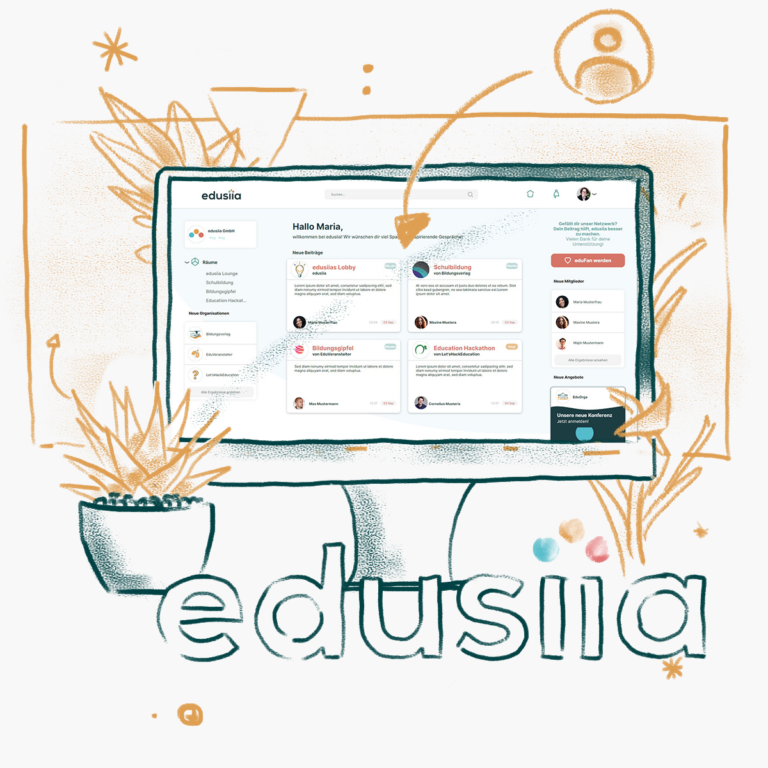 Das neue edusiia – unser digitales Netzwerk für Bildung startet